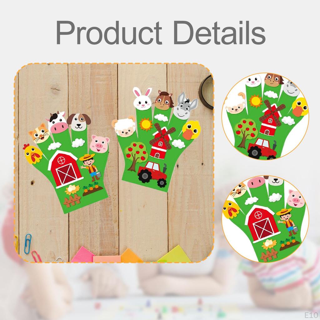 2 Animal Felt Puppets Designed for Classroom Engagement And Fun Learning