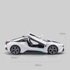 Новый 1:24 BMW I8 супер спортивный автомобиль модель литой металлической игрушечной машины со звуком и светом детская игрушка для мальчиков коллекционные украшения для дома подарок