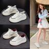 Белые туфли на платформе женские 2025 весна новинка интернет-знаменитость Анкара красный повседневный модный спортивный тип обуви студенческие женские туфли