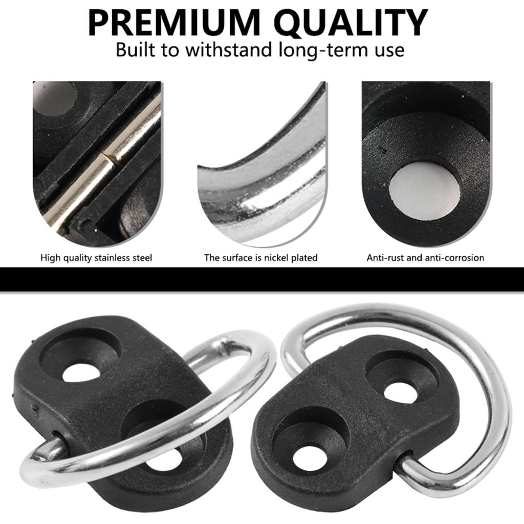 Пара крючков для крепления грузовой сетки, фиксаторы с винтами для заднего багажника, кольцевая петля для подвешивания и фиксации багажной сетки, аксессуары