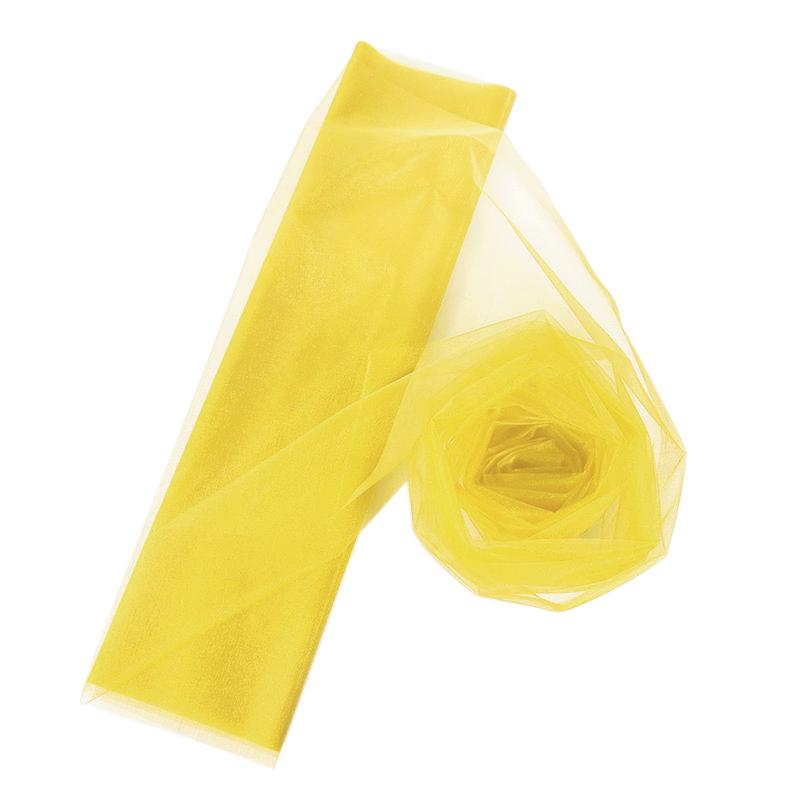 5/10M Organza Roll Fabric Sheer Crystal Tulle Roll Wedding Birthday Party Backdrop Decoration DIY Yarn Chair Sashes Baby Shower