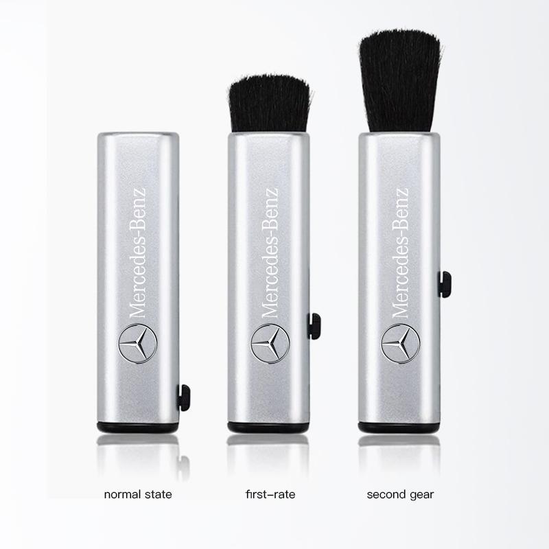 GLC GLB Car Interior Cleaning Brush Extendable Portable Fine Bristle Brush For Mercedes Benz AMG W203 W206 W220 W205 W211 W212