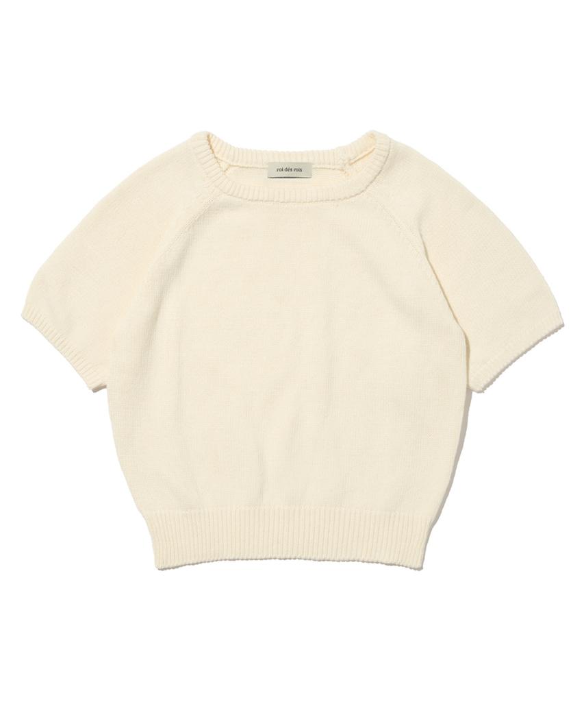 ROIDESROIS Light Touch Short Sleeve Knit (Ivory)