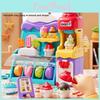 Children Play Ice Cream Maker Toy With Colorful Clay For Creative Fun And Parent Child Interaction
