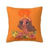 Karol G Tropicoqueta New Album Pillowcase Polyester Cushion Cover Decor Verano Rosa Throw Pillow Case Cover Home Square 40X40Cm