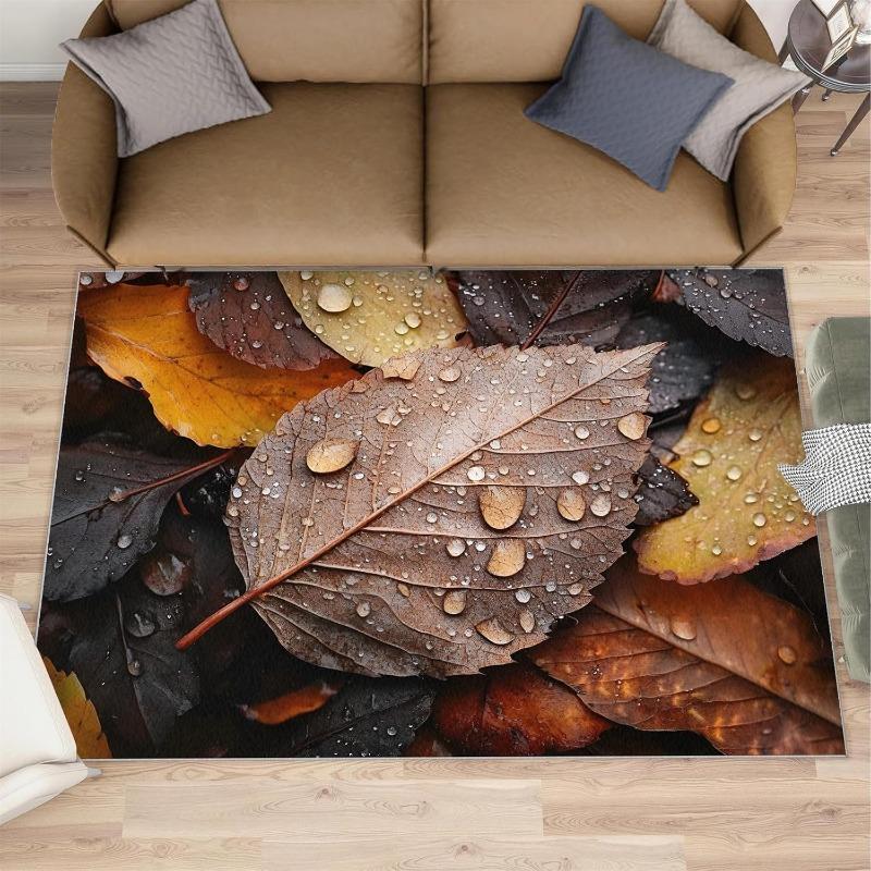 Ковер для гостиной с тропическим цветком, богемный домашний декор, ковер, впитывающий, нескользящий, декоративный коврик для спальни, прихожей, для использования в помещении и на улице