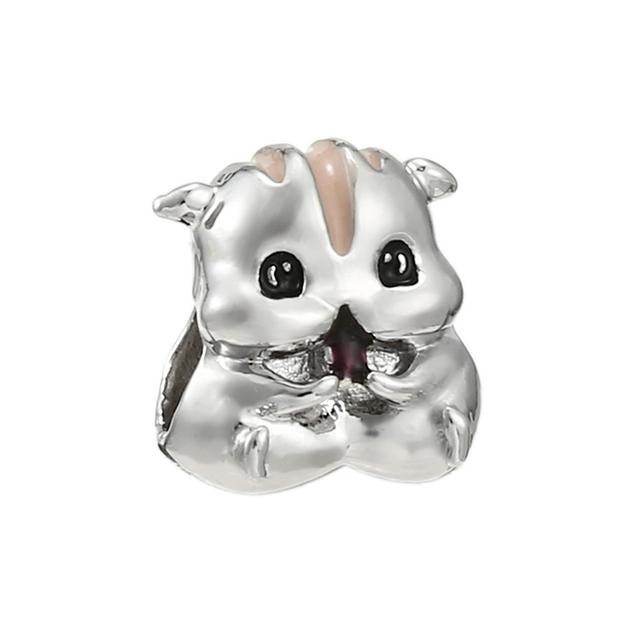 2pcs /Lot Cute Owl Panda Fish Mom Turtle Charm Beads Pendant Fit Diy Original Bracelets Necklaces For Women Men Jewelry Making