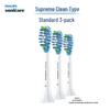 Philips C3 Premium Plaque Control Toothbrush Heads, 3-Pack CN plug (adapter included)