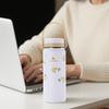 SANTECO Travel Handle Insulates Cold and Hot Stainless Direct Easy to Perfect Gift Tumbler, 380ml, Type, Drinks, Vacuum-Resistant, Double-Layered