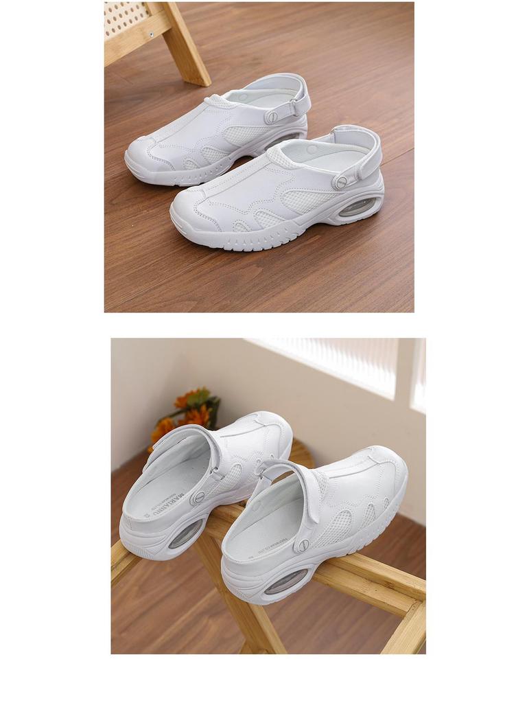 Women's Size 49 Soft Sole Breathable Non-Slip Flat Medical Nurse Shoes - Comfortable, Deodorizing, and Cross-Border Usage