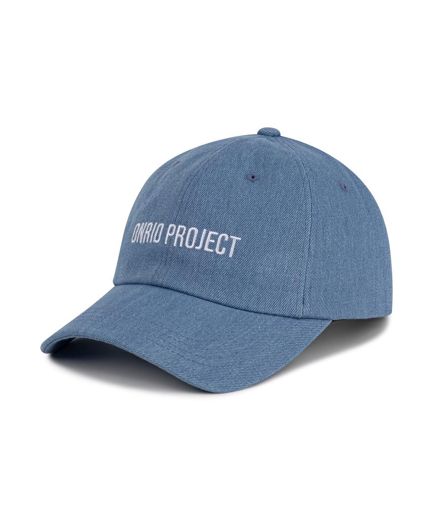 ONRIDPROJECT Джинсовая бейсболка с логотипом - Светло-голубая