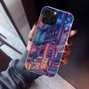 Эстетичный Аниме Пейзаж Чехол для Телефона Для iPhone 17 Air 16 15 Pro Max 14 Plus 13 Mini 12 11 Чехол 7 8 SE Силиконовый Чехол Печать Funda