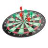 Детская безопасность Ребенок Играет в Спортивную Игру Игрушка Магнитный Пластиковый Дартс Дартс Диски Набор 15 дюймов Зеленый