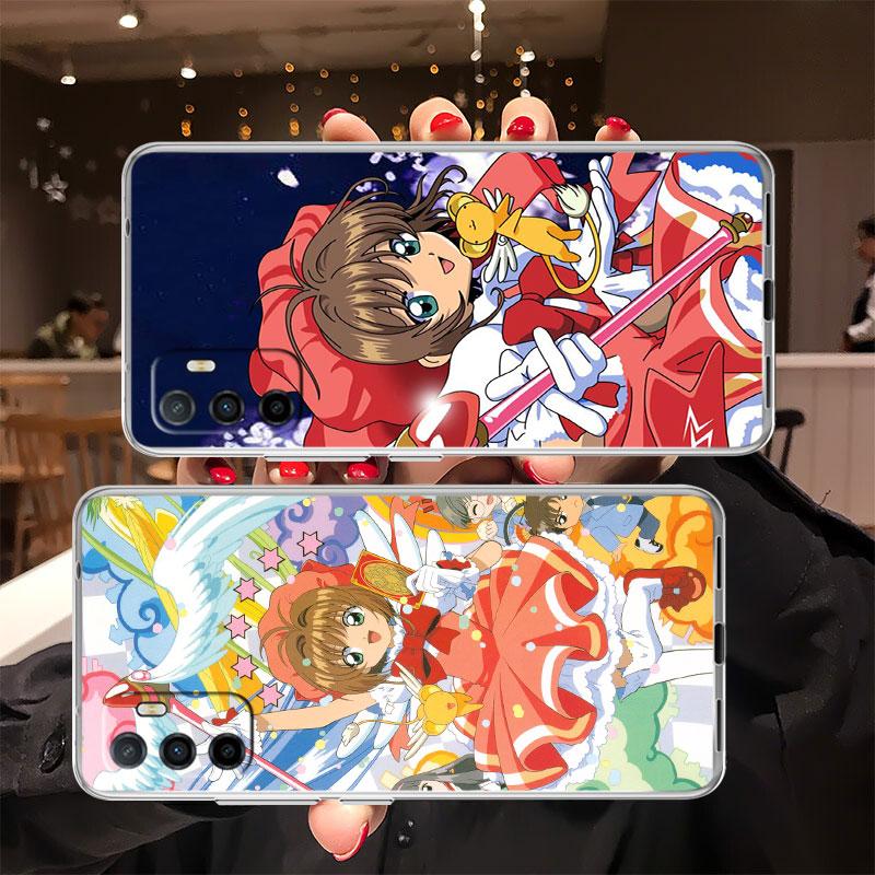 TR7 C-Cardcaptor S-Sakura Прозрачный чехол для телефона для Motorola Moto G7 G8 G9 G84 G85 G73 G24 G15 Z2 Play Power Plus