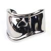 Great TIFFANY&Co. Bangle Bone Cuff Bangle Ruthenium Bracelet Silver Women Used