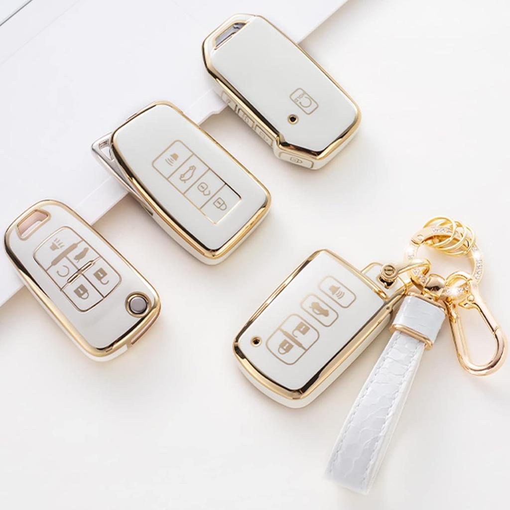 Чехол для брелока Lexus с брелком Lexus, чехол для автомобильного брелока, совместимый с защитой смарт-ключа Lexus RX ES GS LS NX RS GX LX RC LC