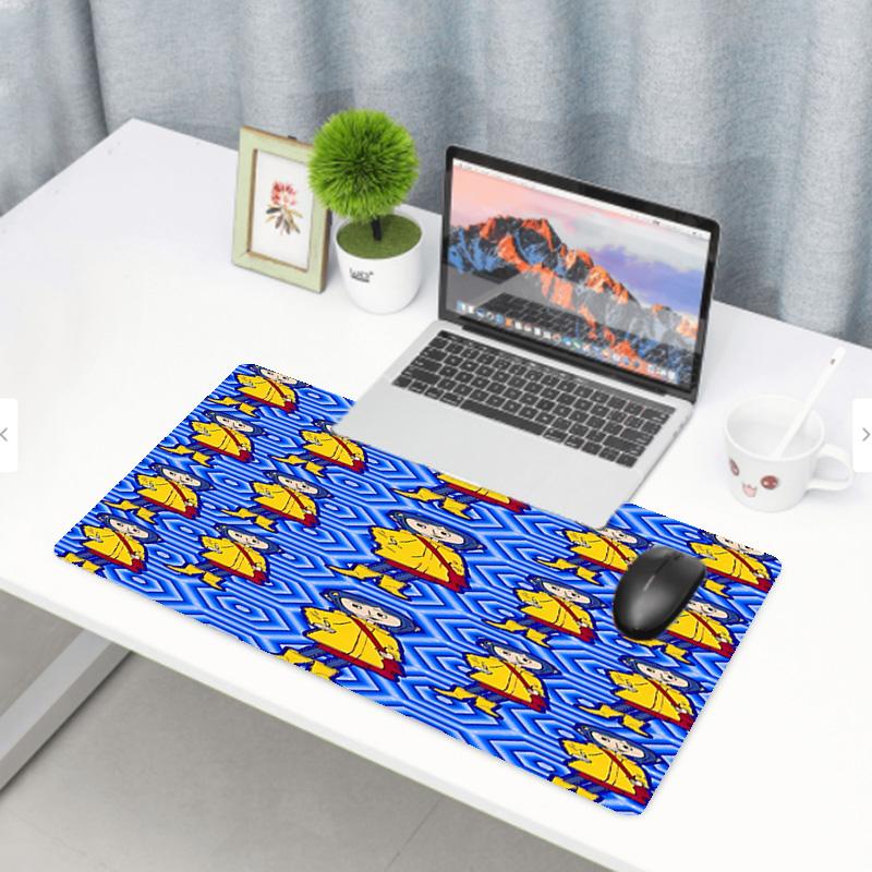 Coraline Print Mouse Pad, Anti‑Slip Desktop keyboard Mat, for PC Laptop Gaming Working Daily Use, Cool Festival Surprise Gift