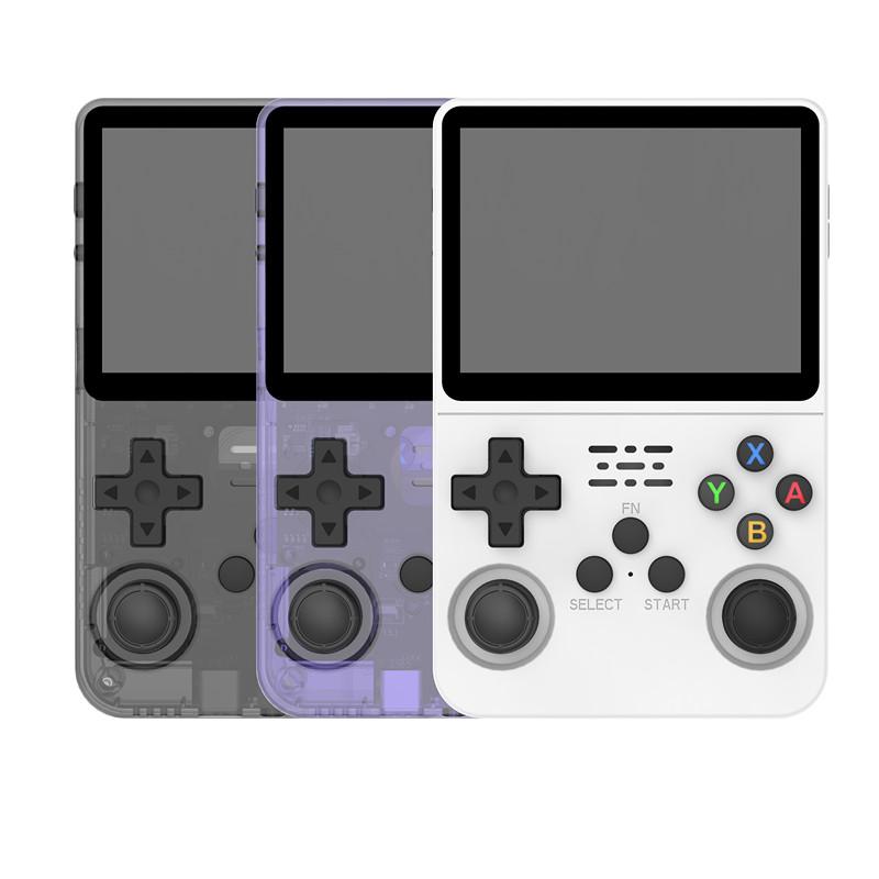 Retro R36S Handheld Video Game Console 3.5 Inch IPS Screen 128GB Preloaded Games Portable Pocket Player Linux System