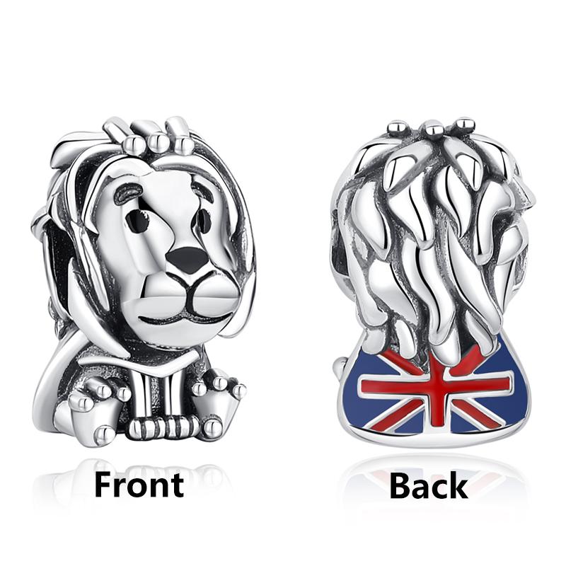 Original 925 Silver Charm Bead Love Dog Cat Paw Panda Firefly Pendant Charms Fit Bracelets Necklaces Women Jewelry