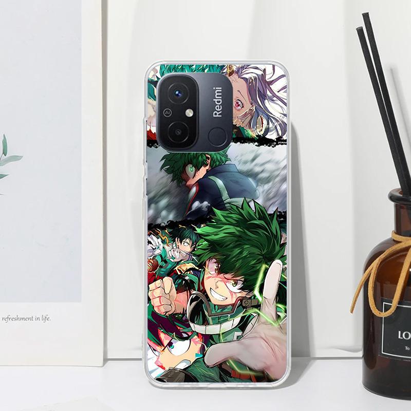 My Hero Izuku Deku Phone Case For Xiaomi Redmi 14C 13 13C 12 12C 10 10A 10C 9 9A 9C 9T 8 8A 7 7A 6A 6 Pro K80 K70 K60 K40 K20 12