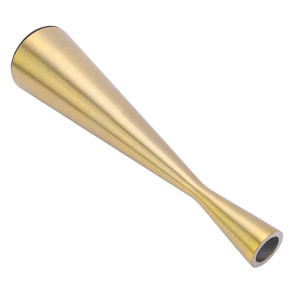 Geometric Candle Holder Aluminum Gold Taper Candlestick Holder Decor for 3cm Candle L 6 X 26.5cm /