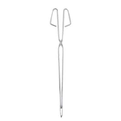 Уличные щипцы для барбекю из нержавеющей стали 55 см, удлиненная ручка, щипцы для дров и угля, захват для мусора, щипцы для огня