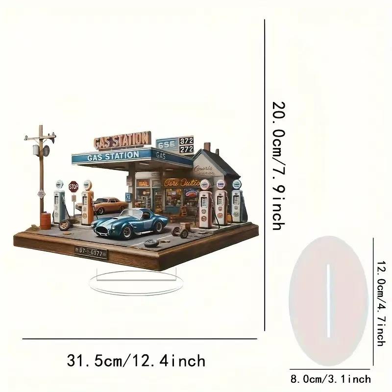 Акриловое украшение для столешницы мечети на праздник Ид - графический дизайн 2D - для дома и витрин, идеальный подарок на Рамадан и Пасху.