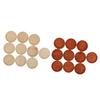 20 штук деревянная каменная основа, пустые круглые подвески в форме кабошона, 30 мм