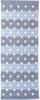 Miyamoto Face Towel Craftsman Towel 34 X 90cm Star Blue