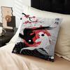 Koi Fish Maple Design Cushion Cover Happy Autumn Harvest Decor Holiday Decorati Pillow Cover