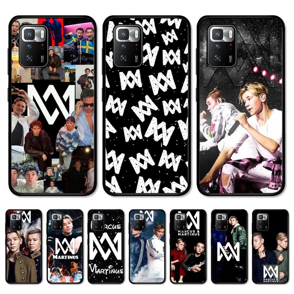 Music Marcus And Martinus Band Phone Case For Redmi Note 4 X 5 A 6 7 8 T 9 9S 10 11 11S 11Epro Poco M3 Pro