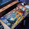 Большой коврик для мыши One Piece Луффи ПК Скорость Для киберспортивных игроков Ковер с цветами сакуры Ноутбук Компьютер Клавиатура Настольный коврик Xxl Коврик для мыши