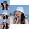 Панама в корейском стиле для улицы с двухслойными полями для защиты от солнца и водонепроницаемости