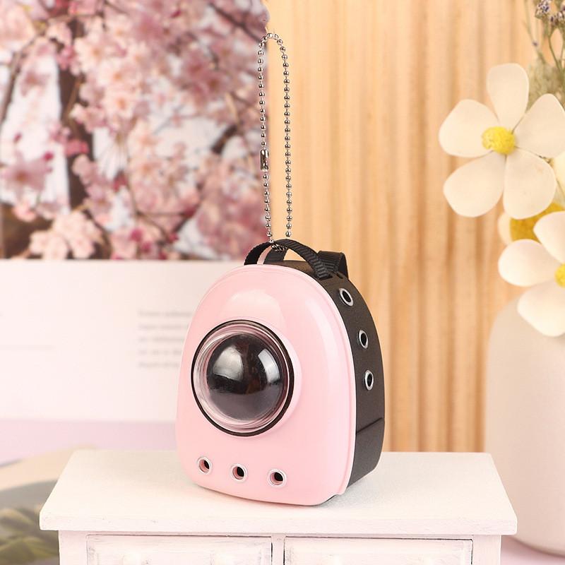 For 17cm Labubu Outfits 1:12 Doll House Simulation Mini Pet Cat Space Backpack Scene Ornament Dolls Accessories DIY Doll Toys