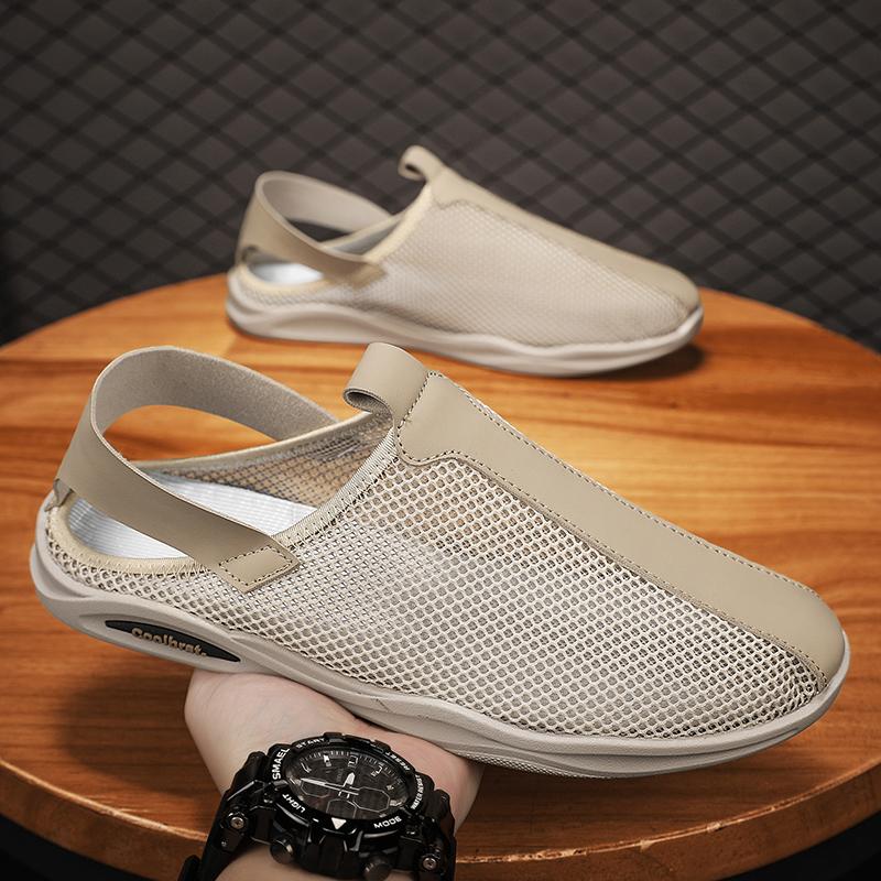 2024 New Sneakers Men Breathable Mesh Lightweight Casual Walking Man Shoes Slip-On Driving Men Loafers Zapatos Casuales