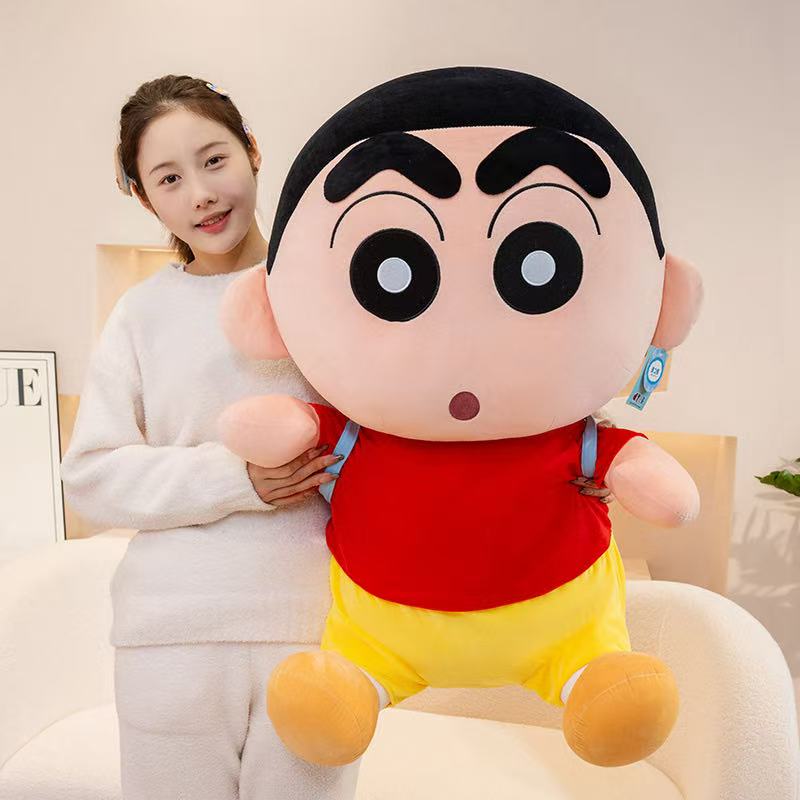 Latest Backpack Crayon Shin Chan Doll Kawaii Stuffed Plush Toy Doll Cartoon Anime Cute Pillow Children's Birthday Gift Doll