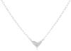 K10 White Gold Diamond Heart Necklace [Bloom] 0442-8459-0017-0000