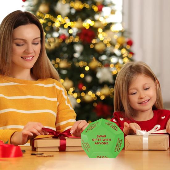 Санта Swap Dice Рождественский обмен подарками Dice 12 разных сторон Dice Интерактивный обмен подарками