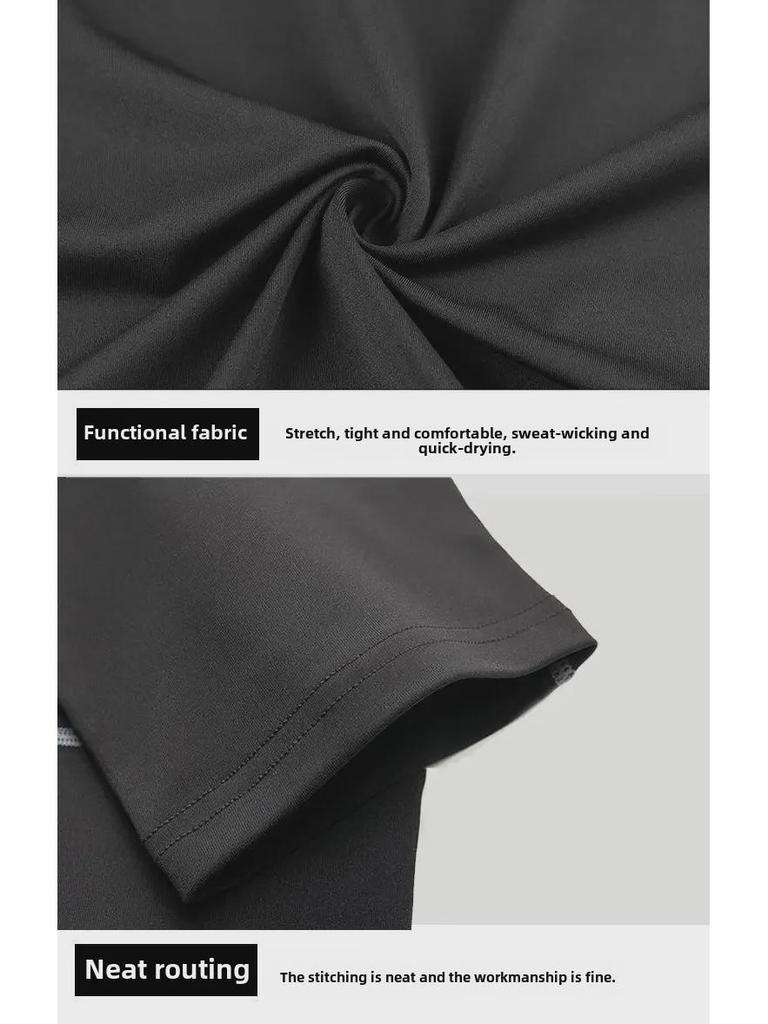 Sports Compression Leggings: High-Elastic Quick-Dry Tights for Basketball, Football, Training - Suitable for Children & Adults