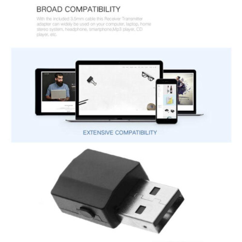 Адаптер Bluetooth 5.0 Аудиоресивер 2 в 1 USB-передатчик Цифровые устройства