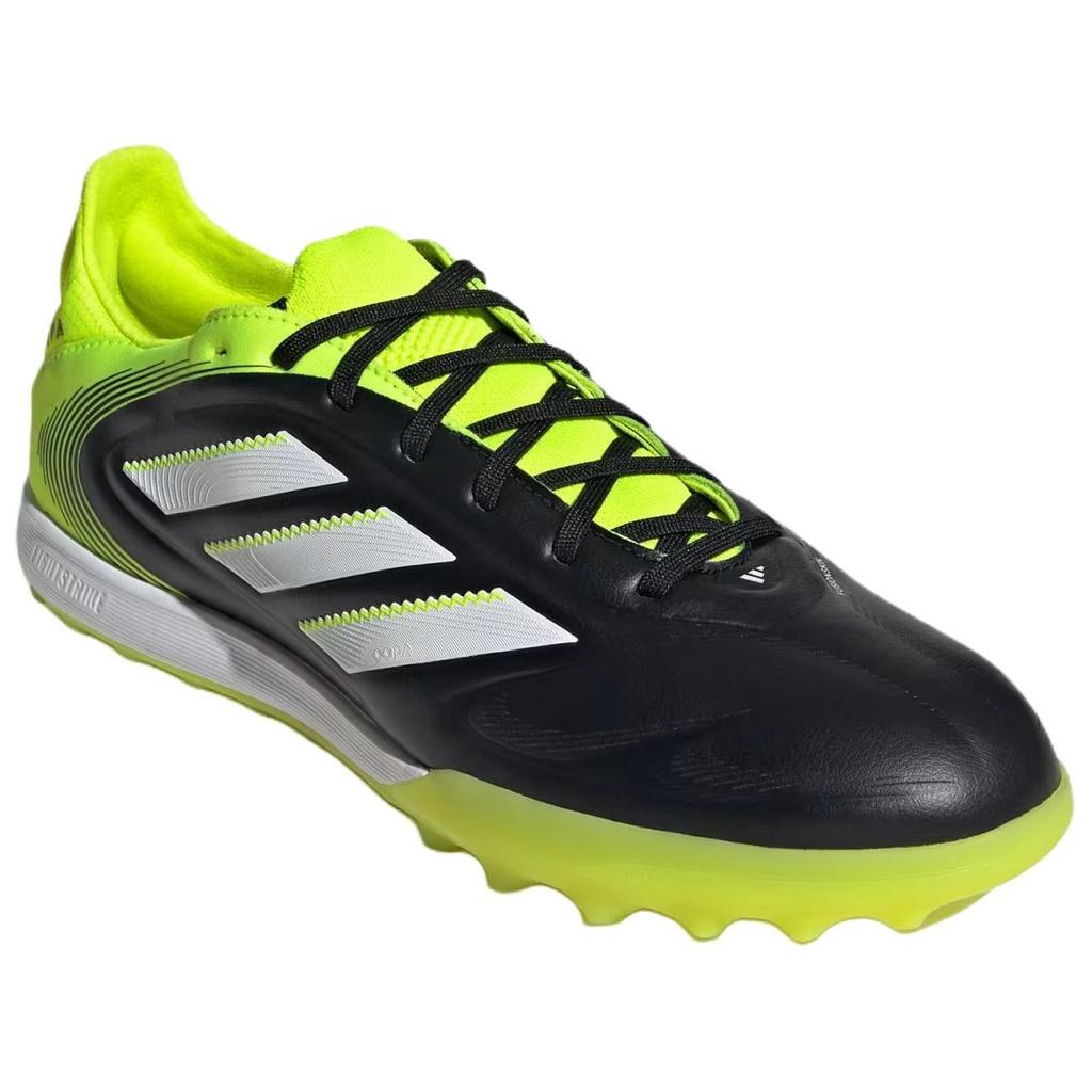 Новые мужские футбольные бутсы Adidas Copa Pure 3 Pro с износостойкой подошвой, черно-желтые, JR2834