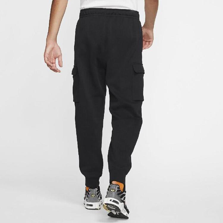Nike Sportswear Club Fleece Joggers With Cuffed Ankles Men Bottoms Black CD3130-010