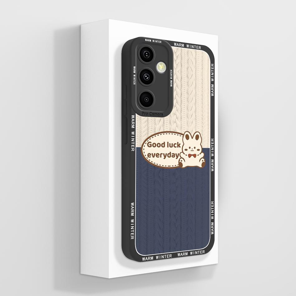 For Samsung A55 5G Case Black Butterfly Phone Cover For Galaxy A55 Funda Liquid Silicone Full Protection High Quality Bumper