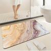 Marble-patterned Diatom Mud Anti-slip Floor Mat, Bathroom Entrance Carpet, Water-absorbing Floor Mat, Home Decoration Rug