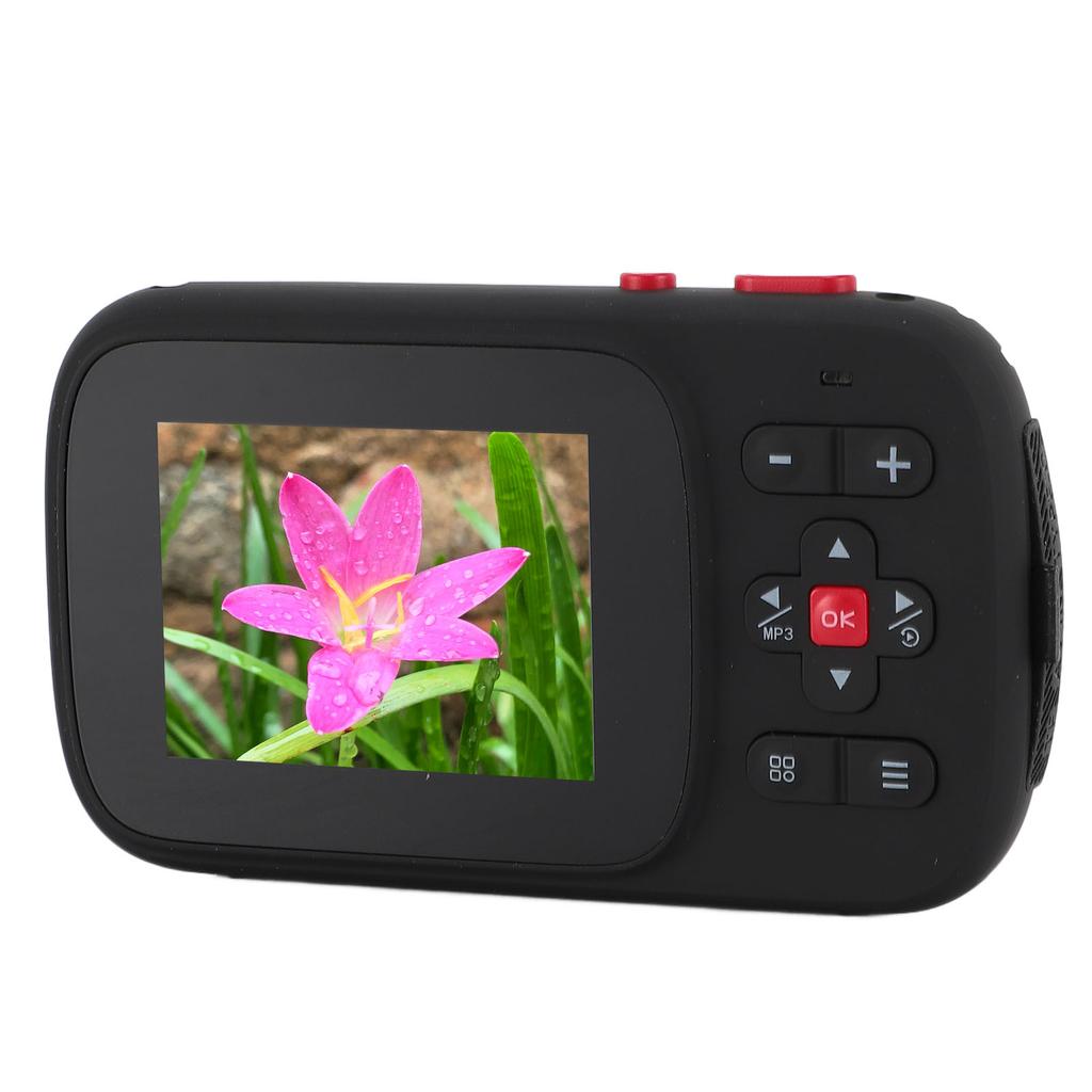 Double Screen Selfie Camera 2.5K 72MP Autofocus MP3 Music Playback 16X Zoom Built In Fill Light