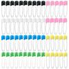 Getrays Safety Pin Colorful Set of 60, 6 Colors 40mm Safety Pin With Storage Box Sewing Crafts Handmade Knitting Tools Armband Stopper Duvet Cover