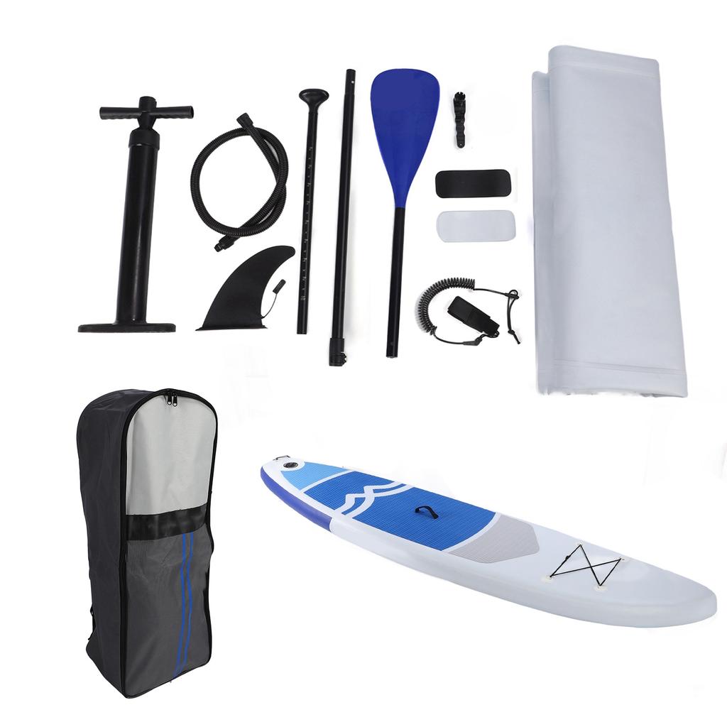 Надувная доска для гребли стоя 10,5 футов длиной ПВХ Стабильная надувная доска для гребли стоя для молодежи и взрослых