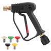 4000PSI For Karcher/Nilfisk Cleaning Water Gun with 5 Quick Connect High Pressure Color Nozzle Kit for Car Cleaning