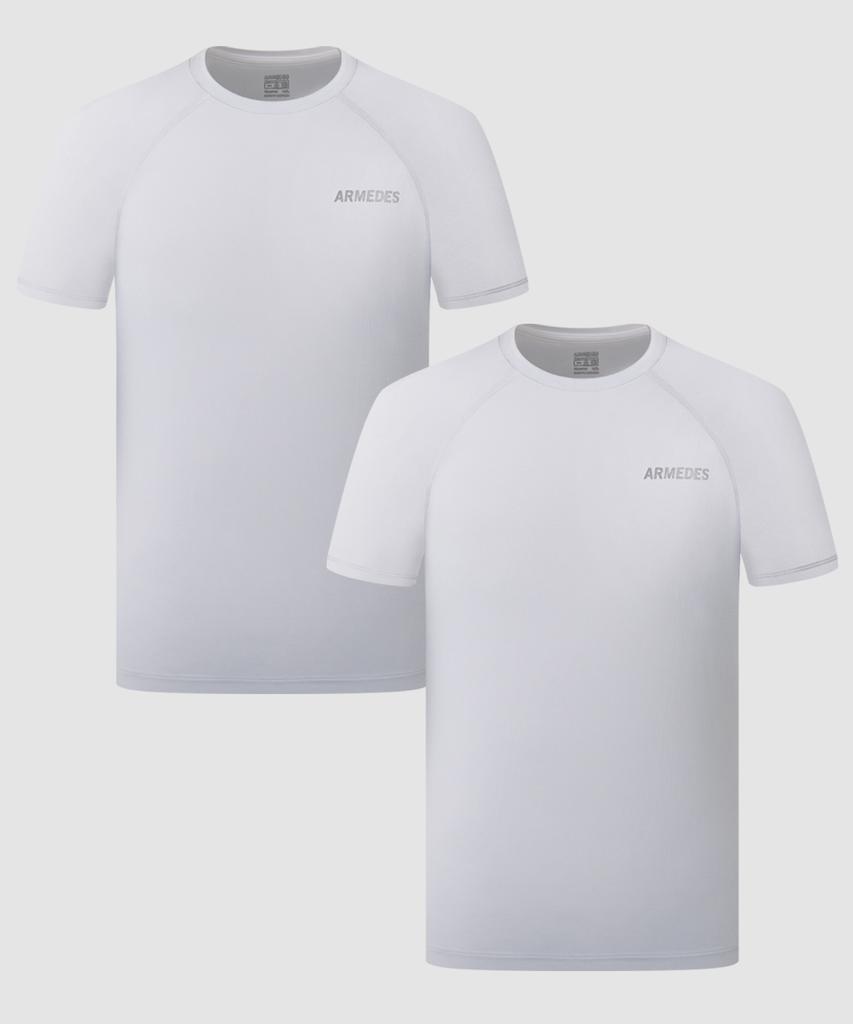 ARMEDES [2 упаковки] Armedes Футболка с коротким рукавом Superdry, четырехсторонняя эластичность, Ар-197 (Тип)