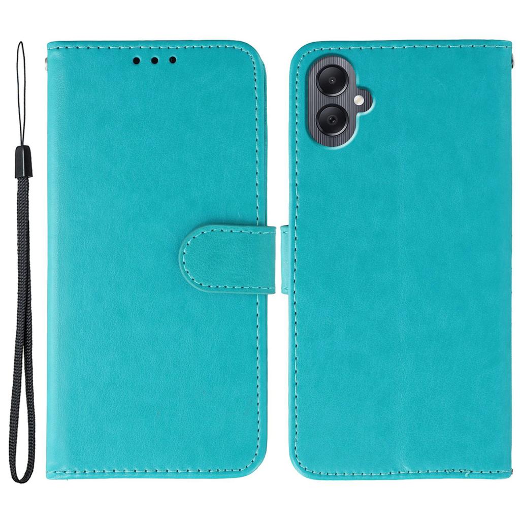 For Samsung Galaxy A06 4G Cases PU Leather Flip Wallet Phone Cover with Strap